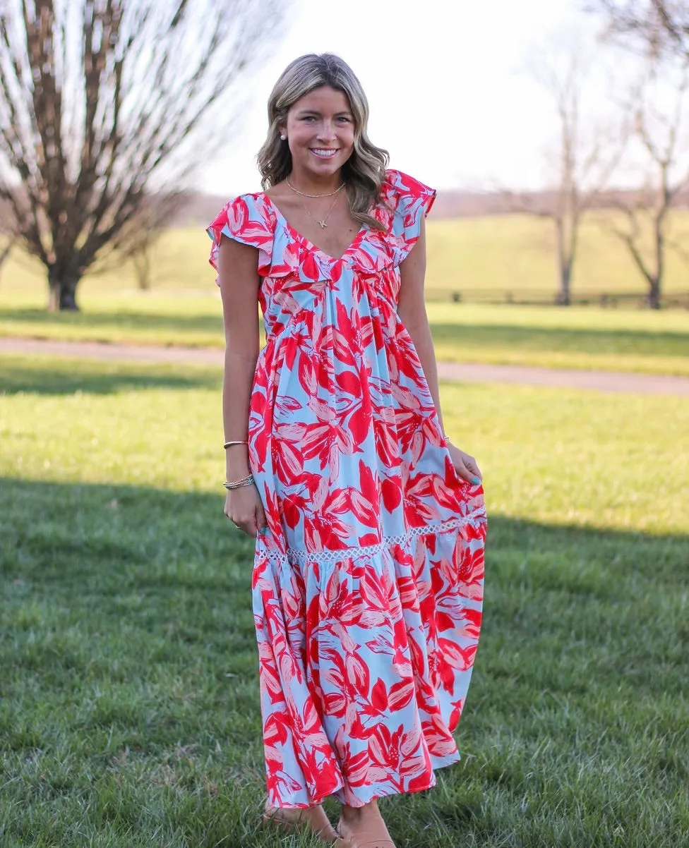 Paradise Printed Midi Dress