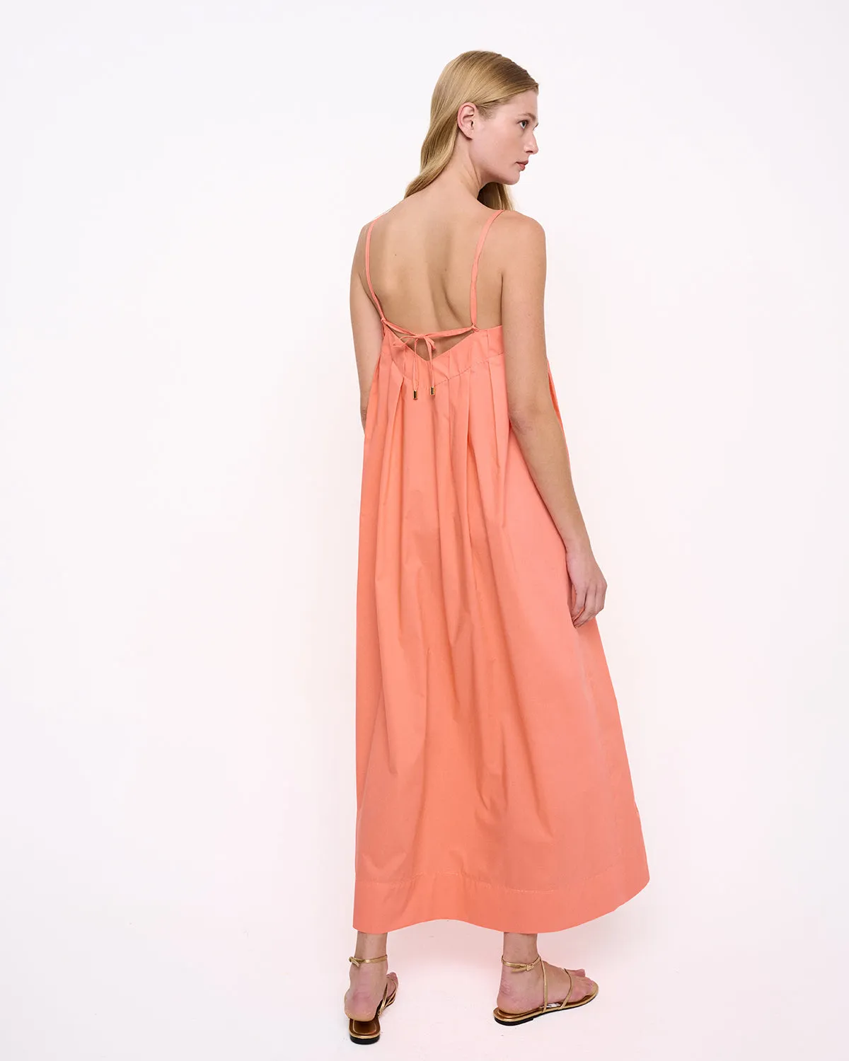 Peach Maxi Dress
