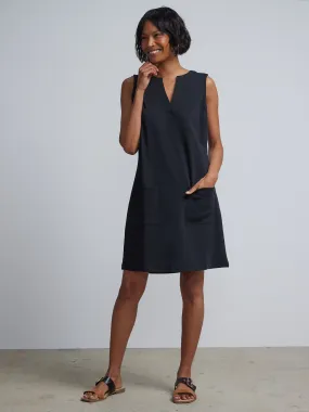 Petite Patch-Pocket Shift Dress - City Knits