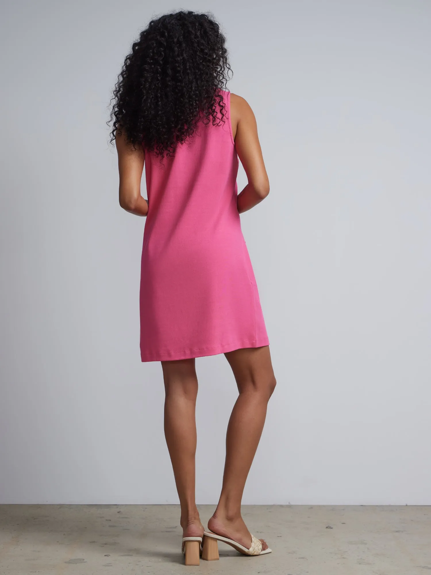Petite Patch-Pocket Shift Dress - City Knits
