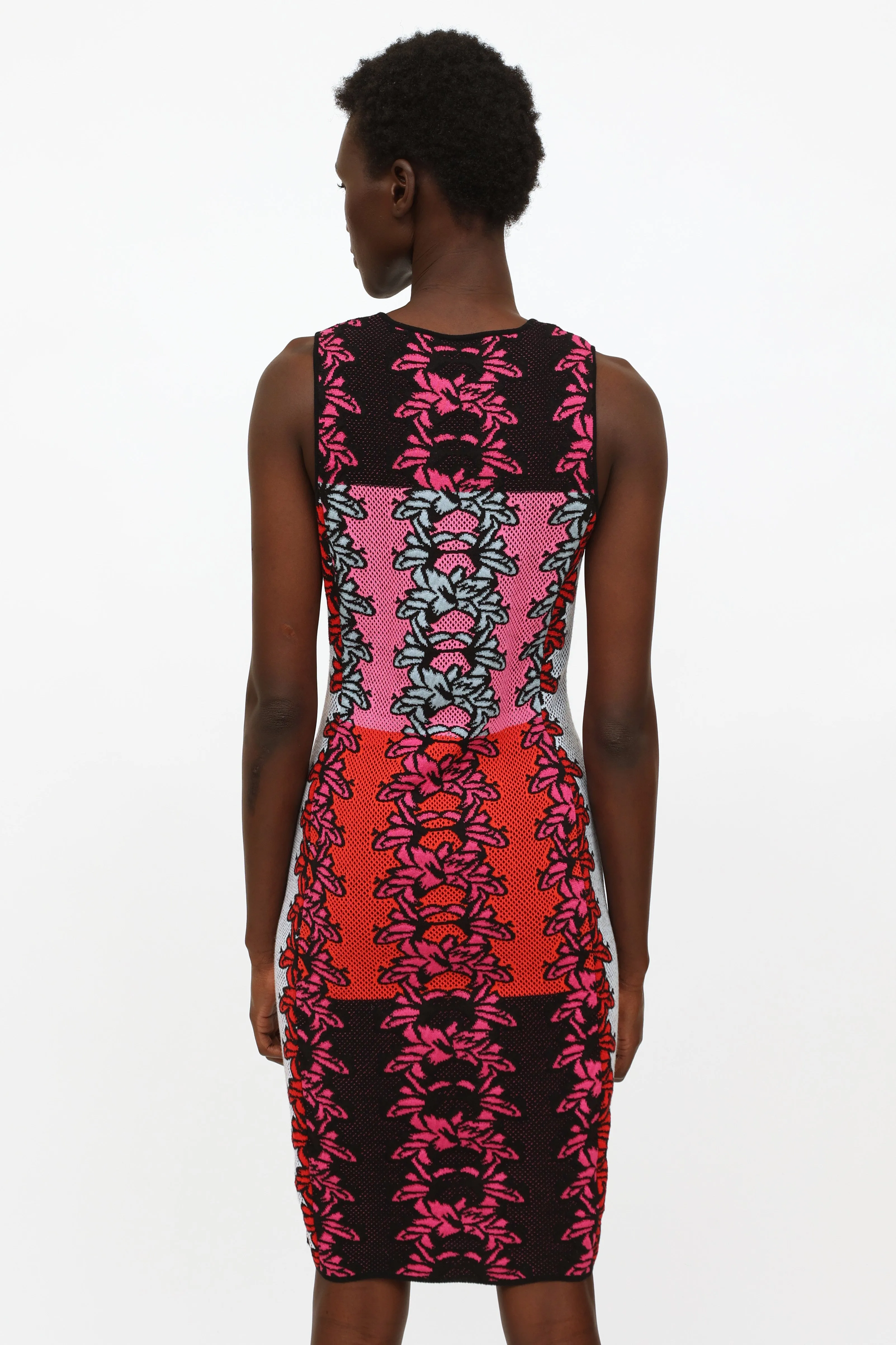 Pink & Red Knit Dress