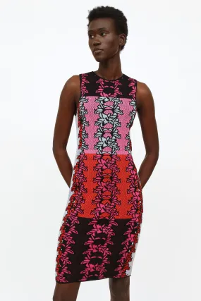 Pink & Red Knit Dress