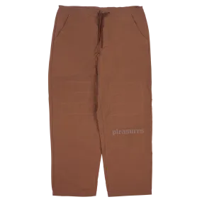 Pleasures Blitz Karate Pant 'Brown'