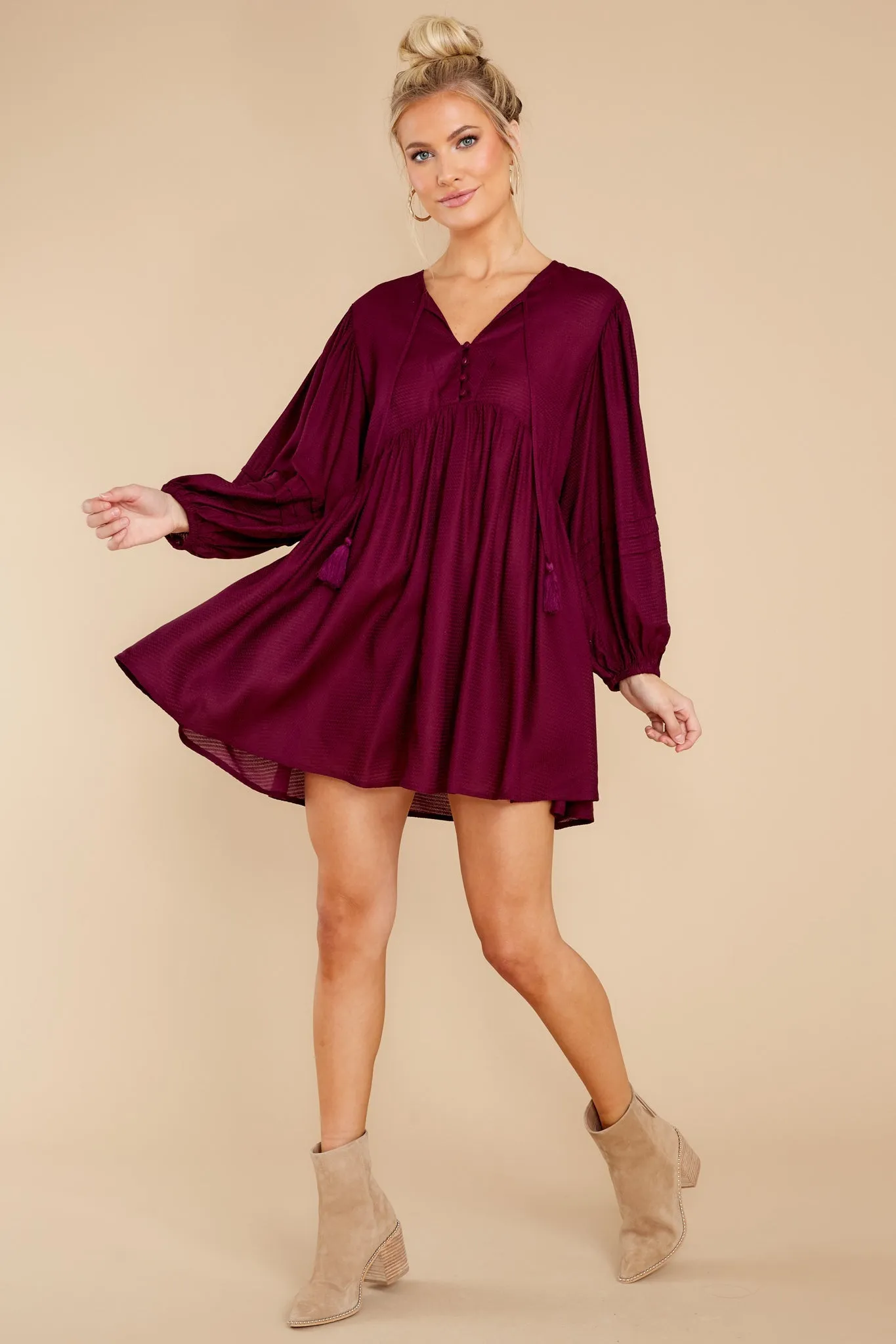 Port Plum Dress