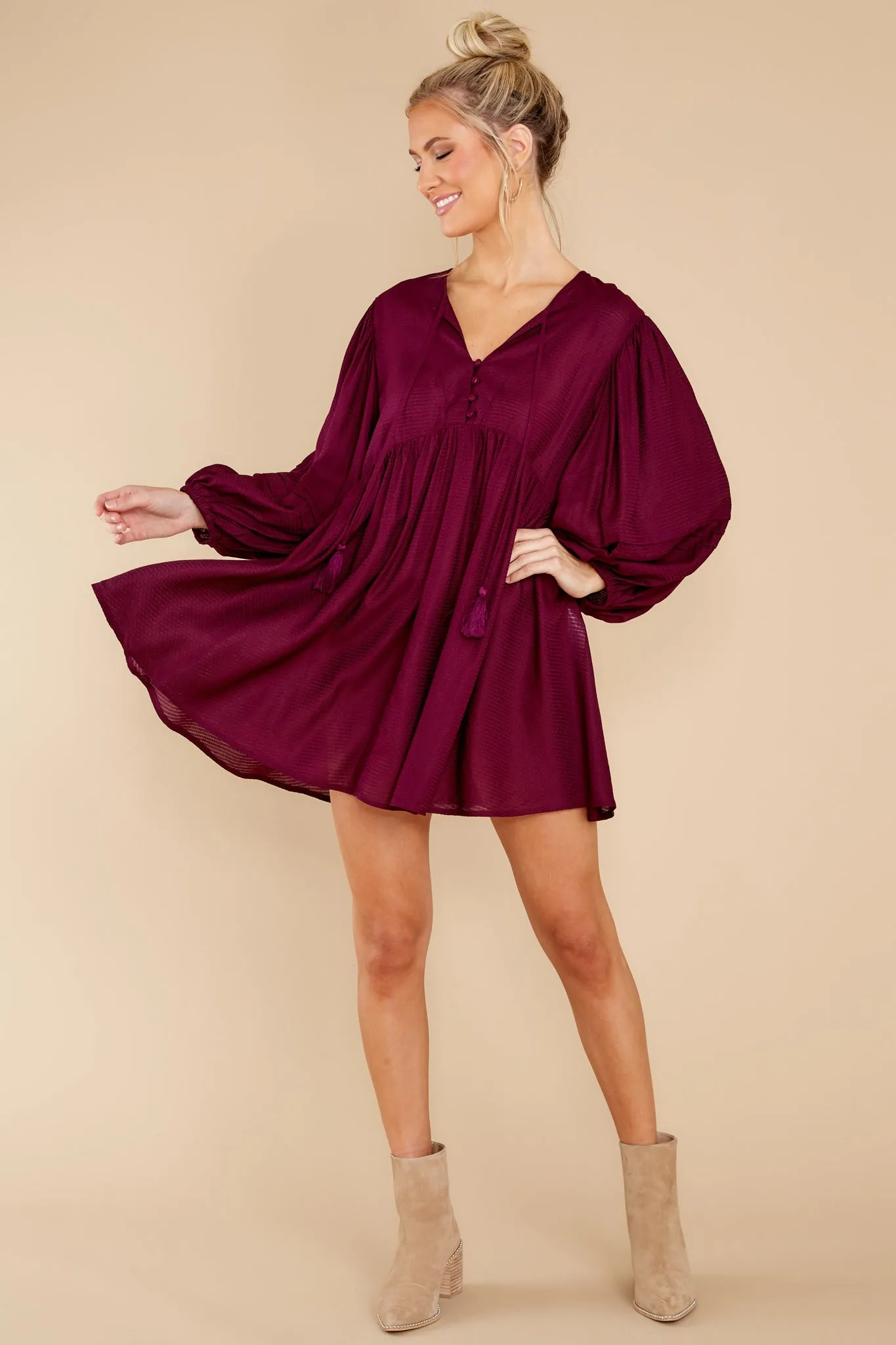 Port Plum Dress