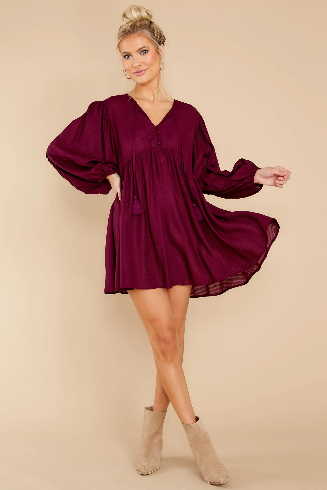 Port Plum Dress
