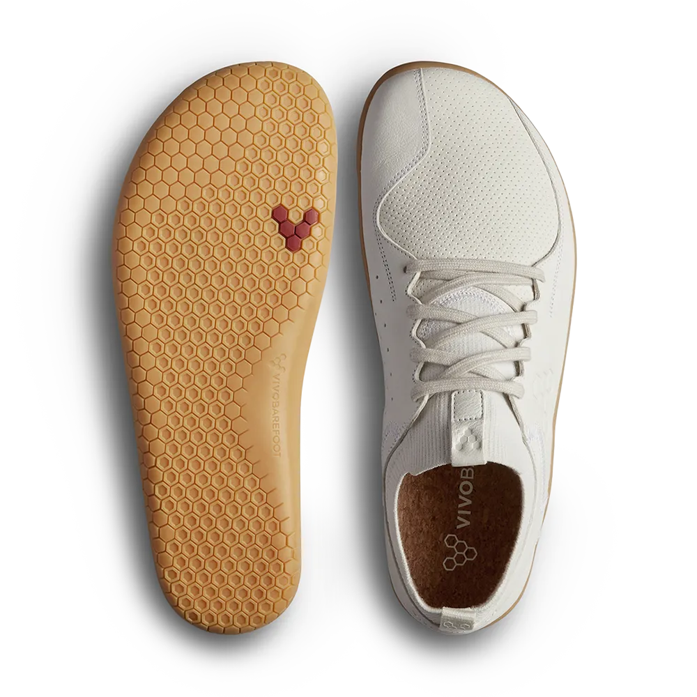 [PRE-ORDER] Vivobarefoot Primus Asana Leather Mens Limestone (ETA. MID DEC)