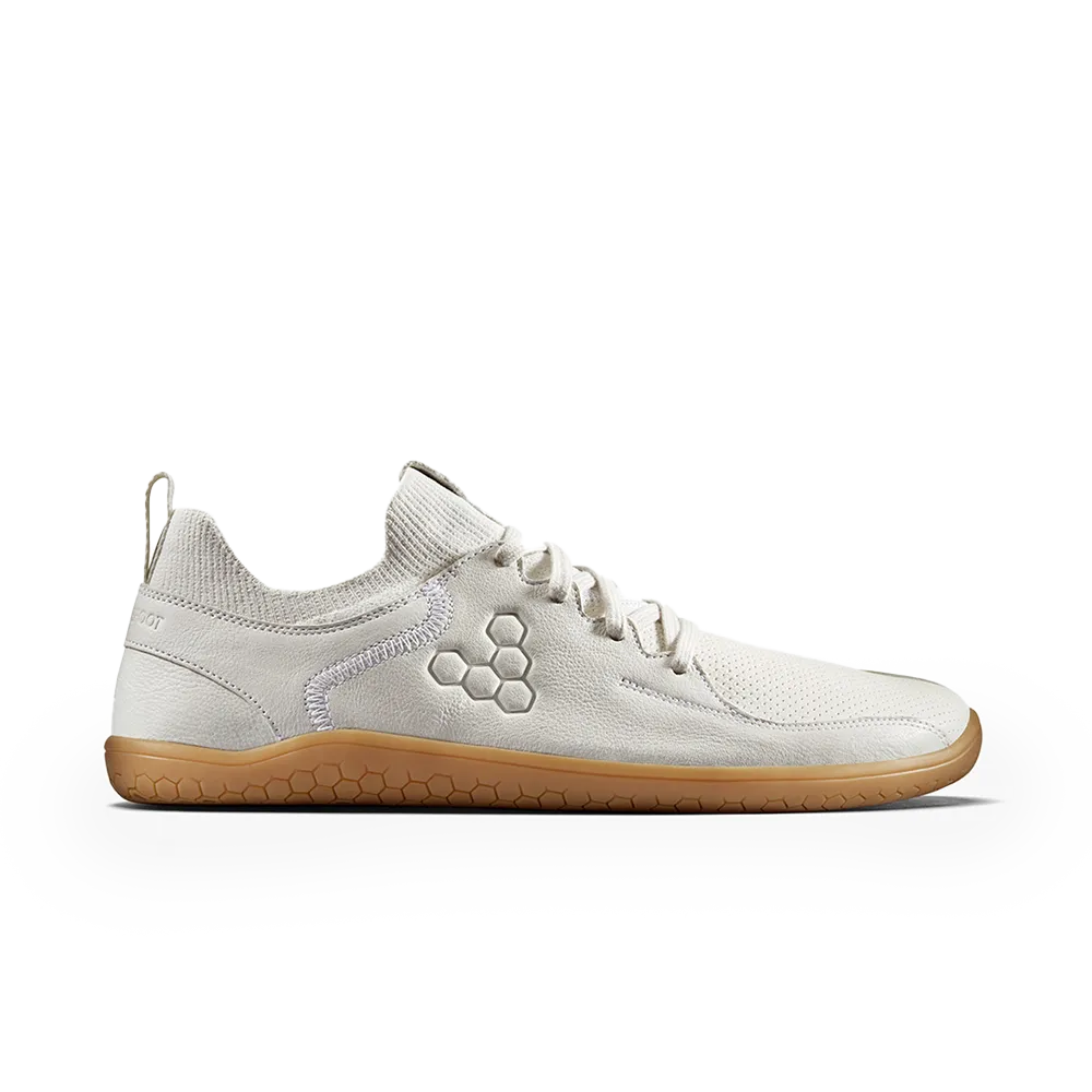 [PRE-ORDER] Vivobarefoot Primus Asana Leather Mens Limestone (ETA. MID DEC)