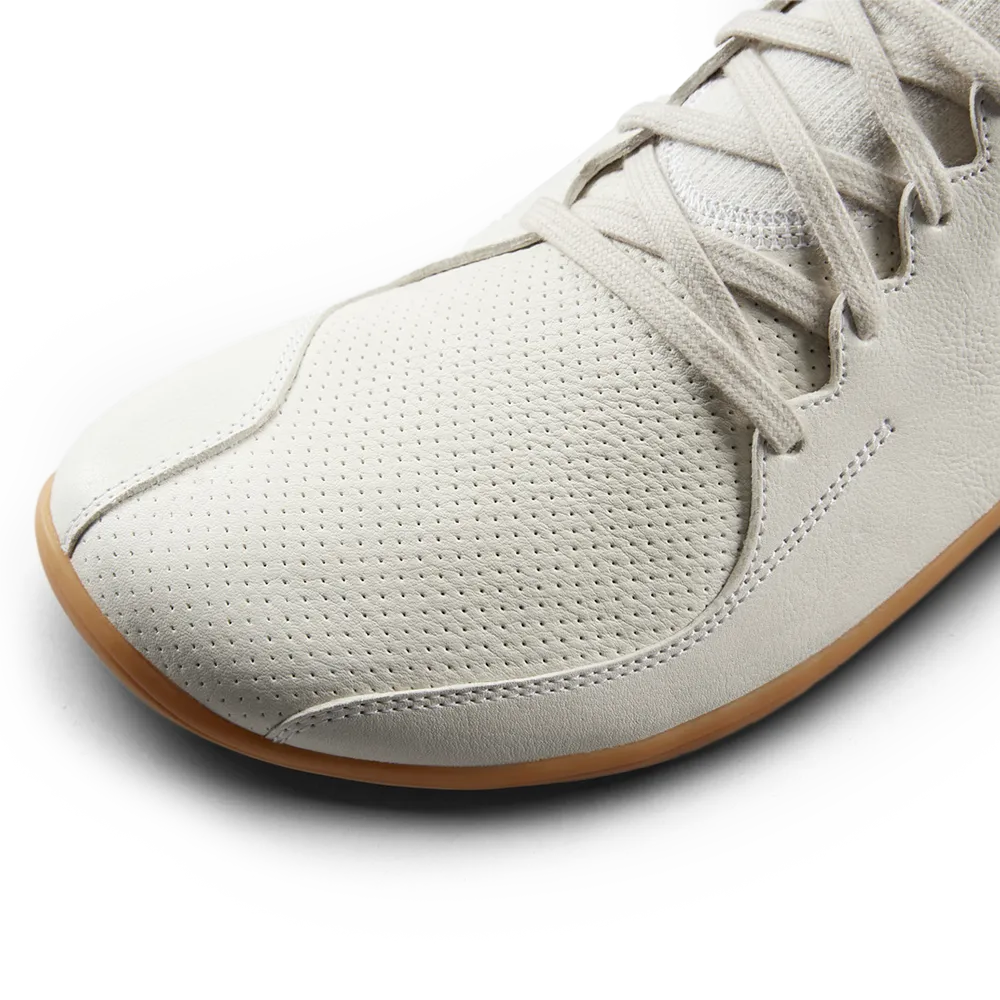 [PRE-ORDER] Vivobarefoot Primus Asana Leather Mens Limestone (ETA. MID DEC)