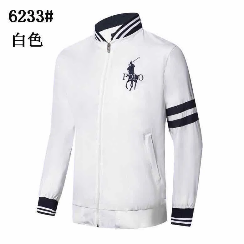 Prl  White Strap Hand Design White Jacket Tracksuit