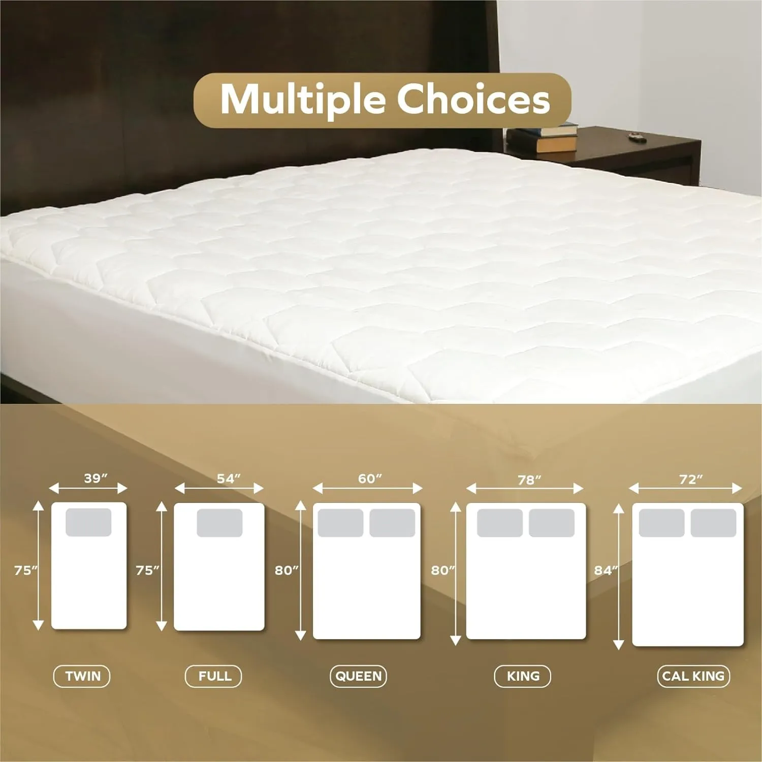 Quilted Waterproof Mattress Protector