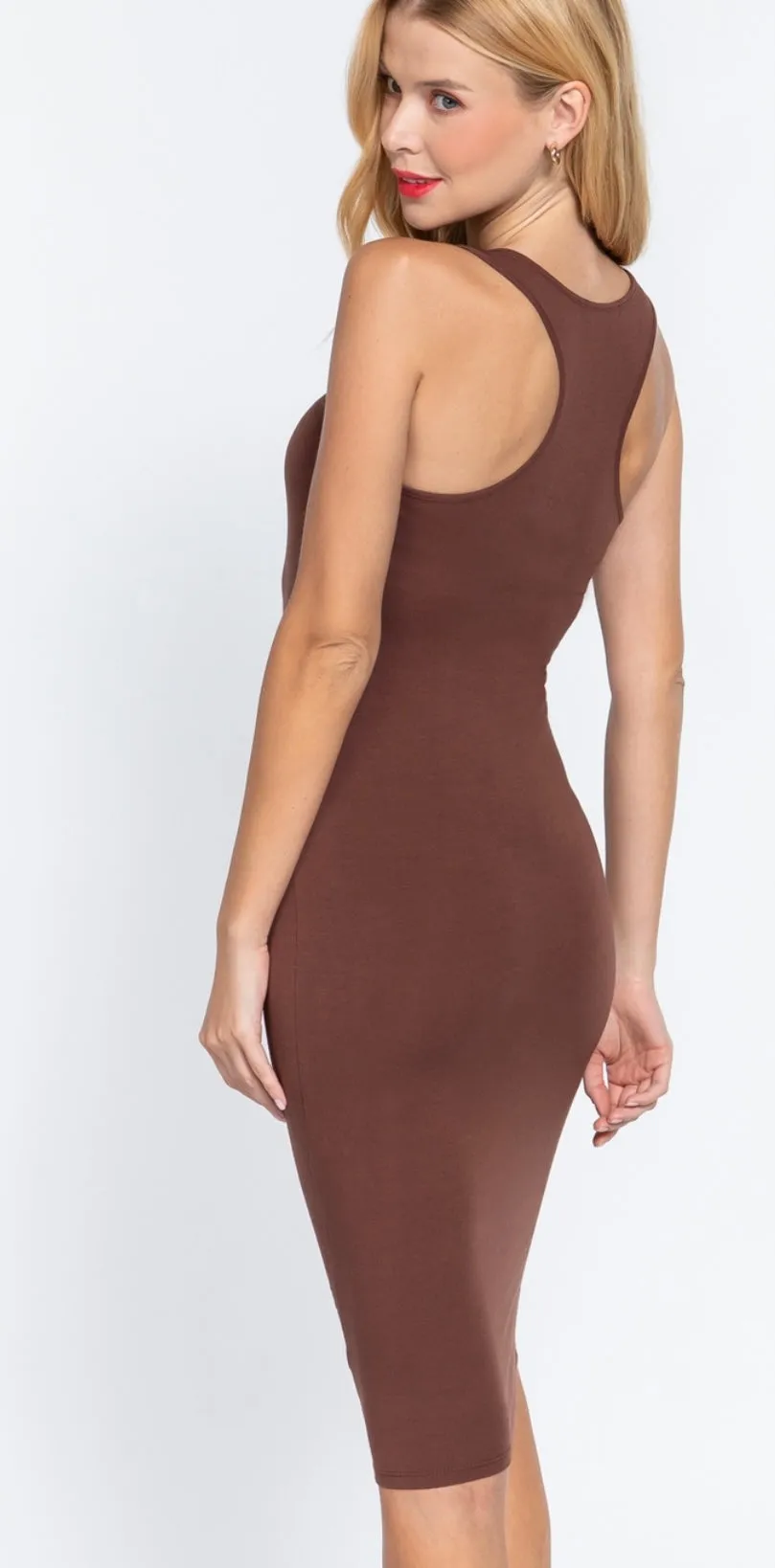 Racerback tank dress