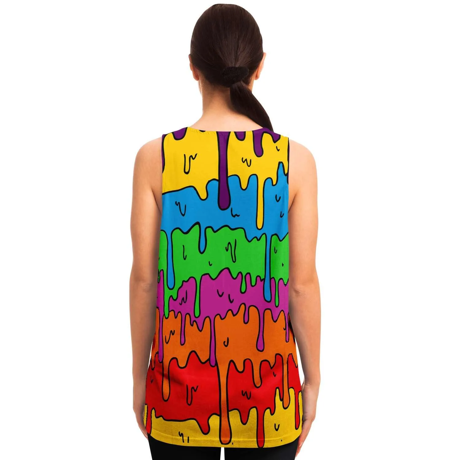 Rainbow Drip Unisex Tank