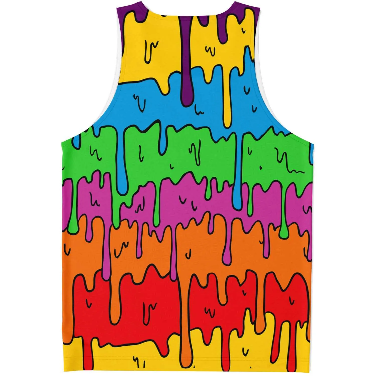 Rainbow Drip Unisex Tank