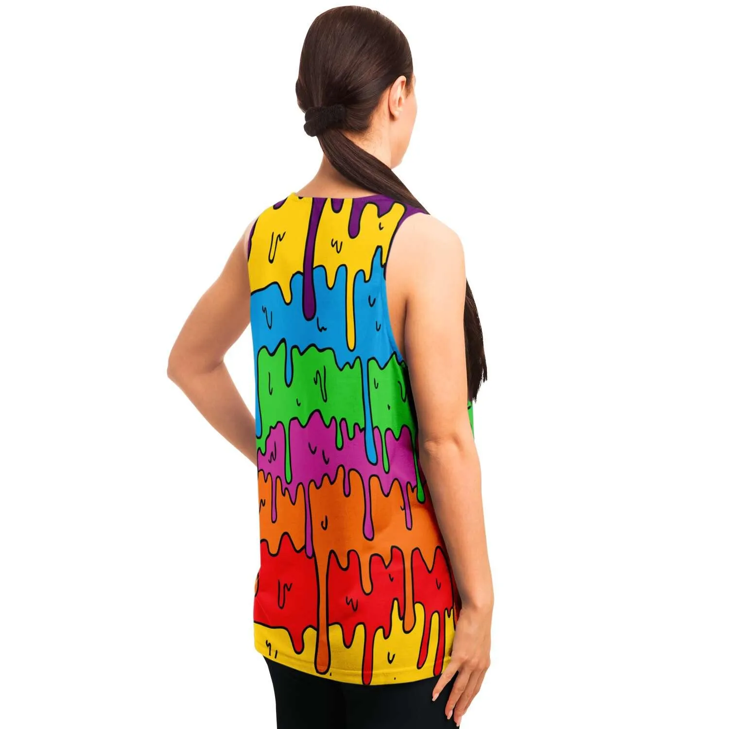 Rainbow Drip Unisex Tank