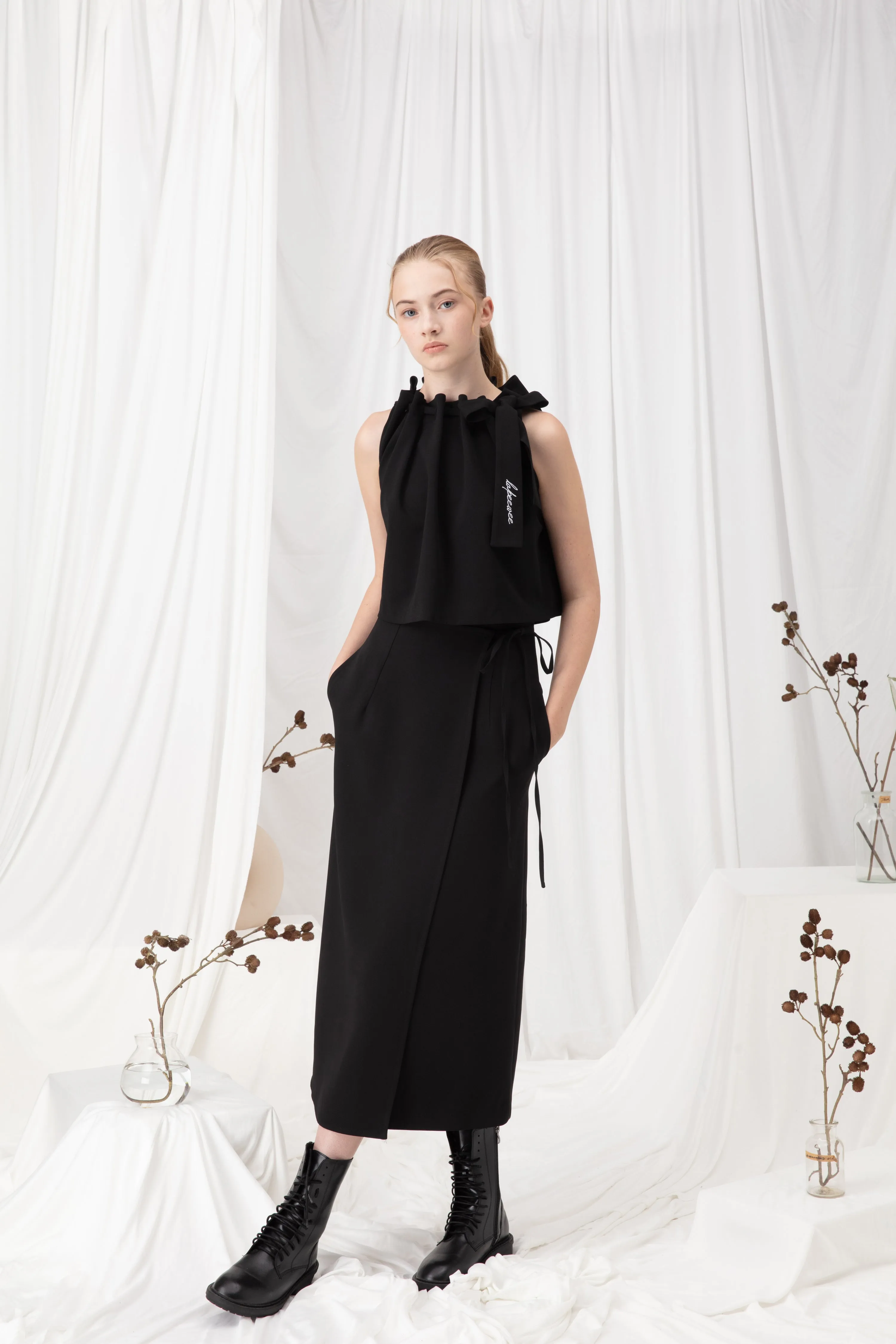 Ribbon Pencil Skirt