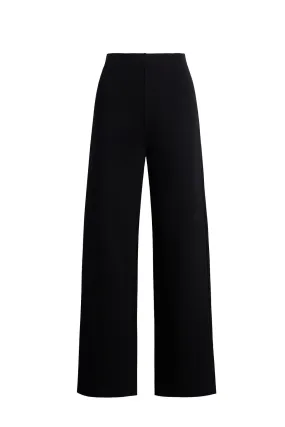 Rio HW Wide Leg Pant, Black