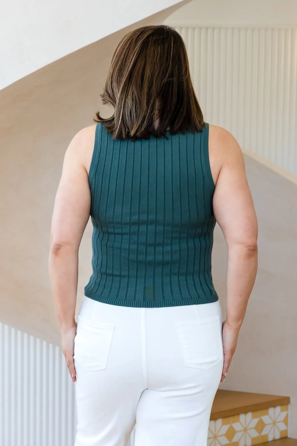 Ritchie Knit Tank Olive