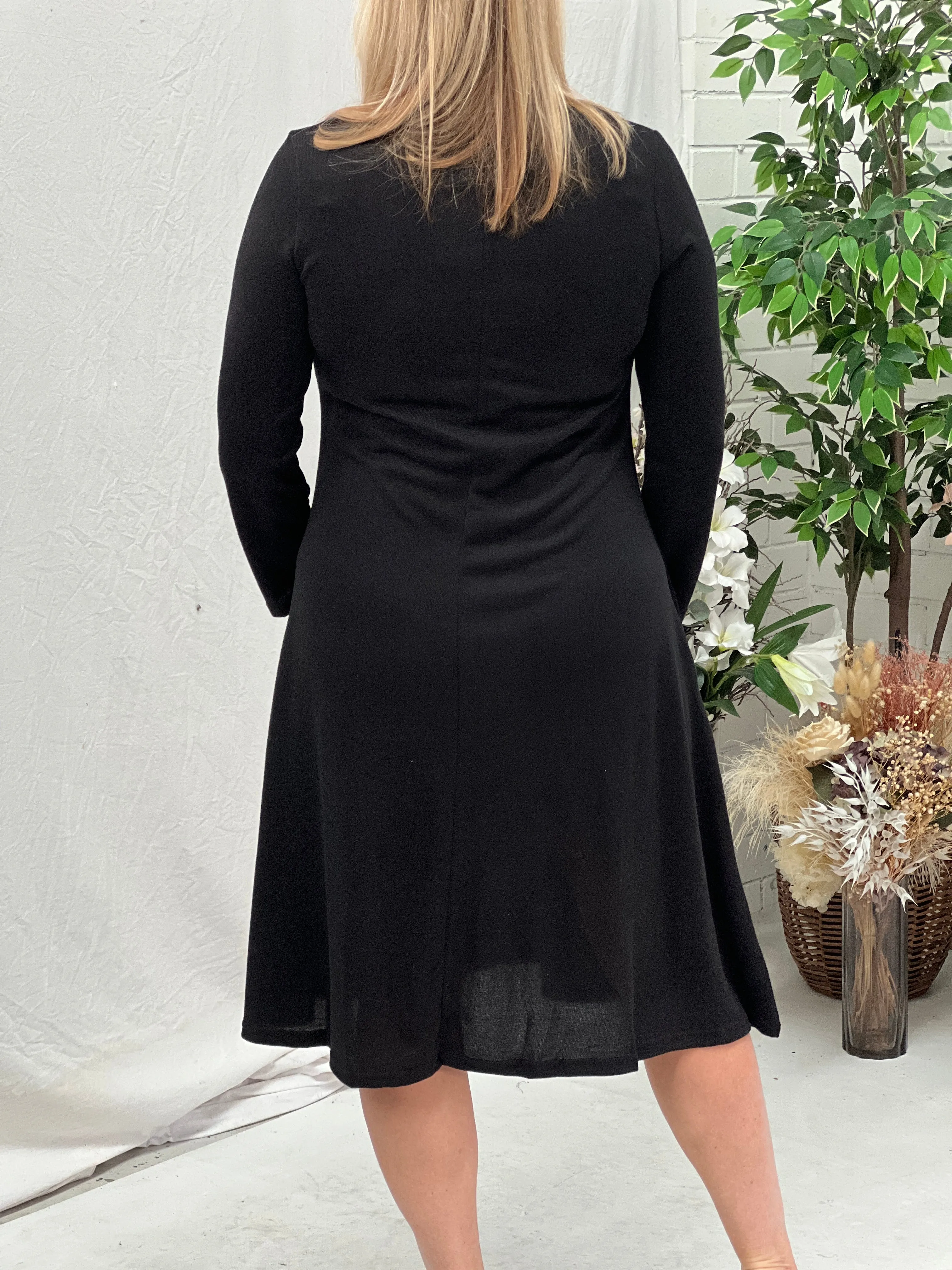Ryhope Black Knit Dress
