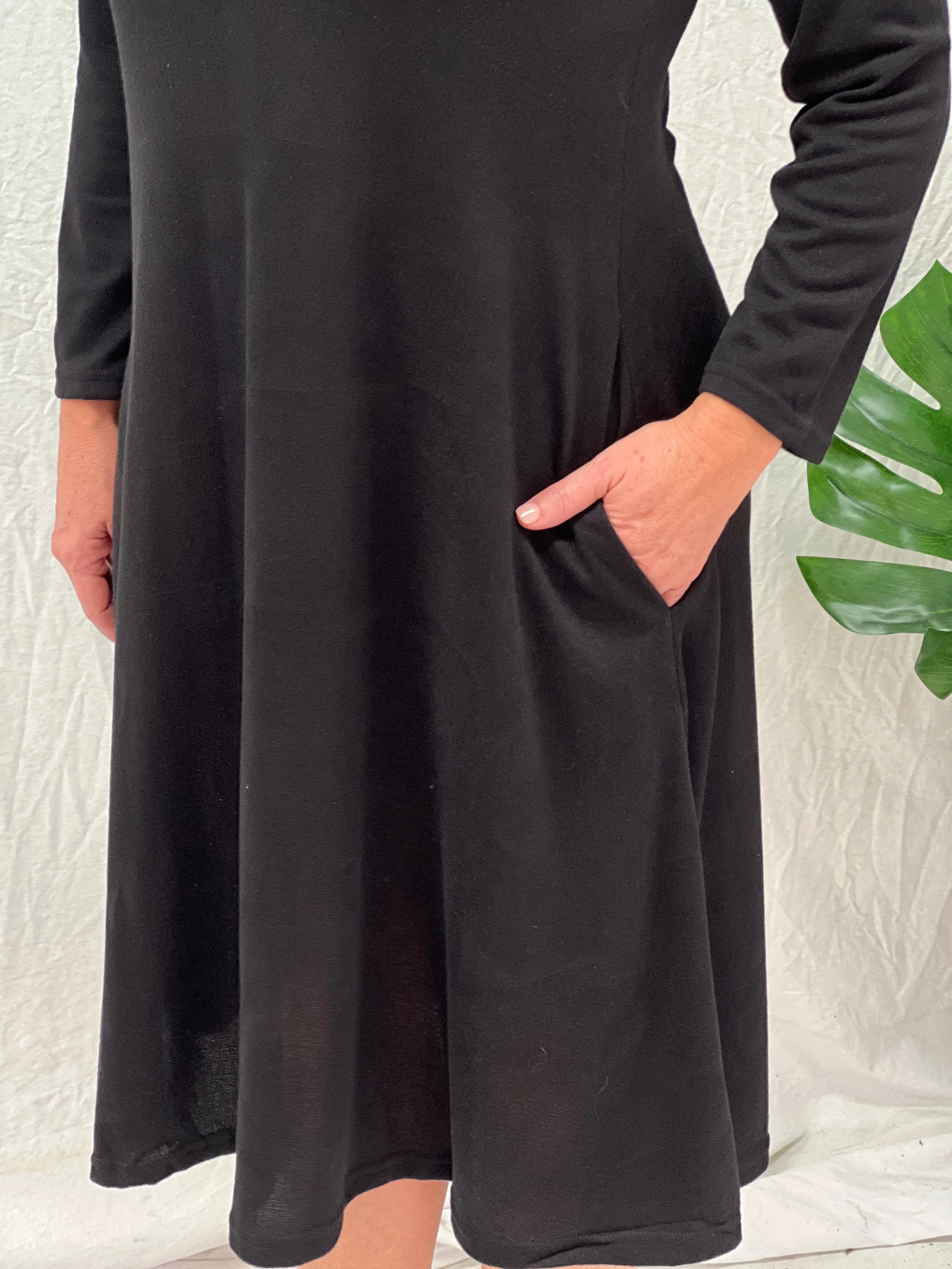 Ryhope Black Knit Dress