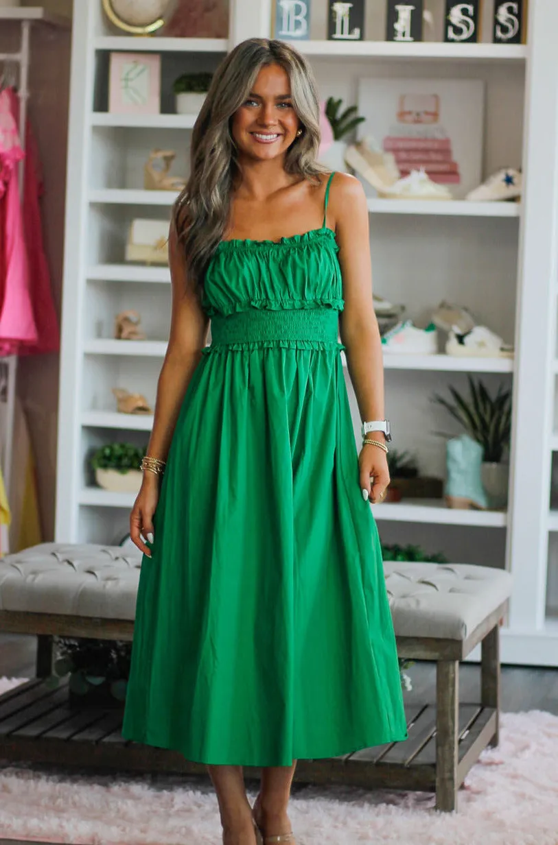 Screaming Green Dress