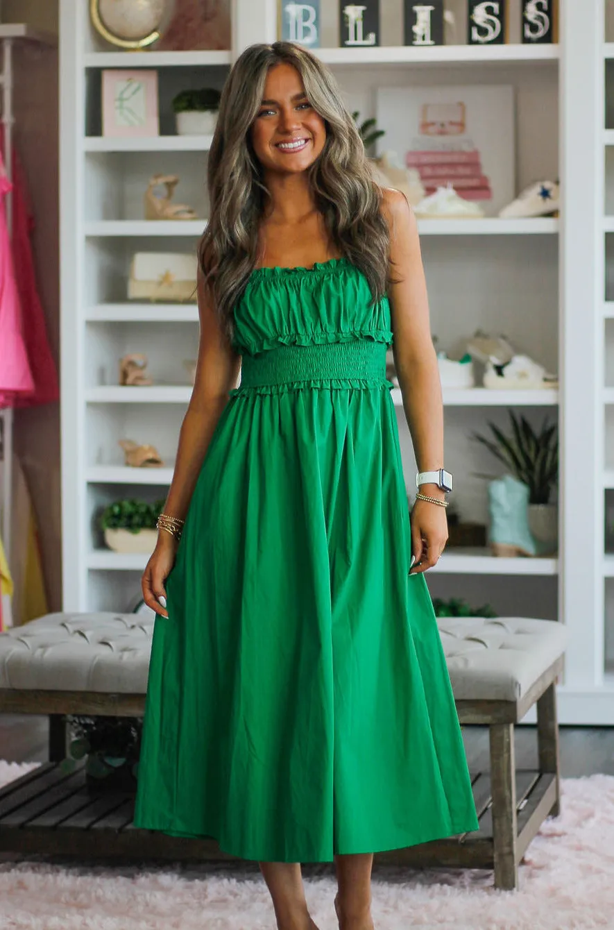 Screaming Green Dress