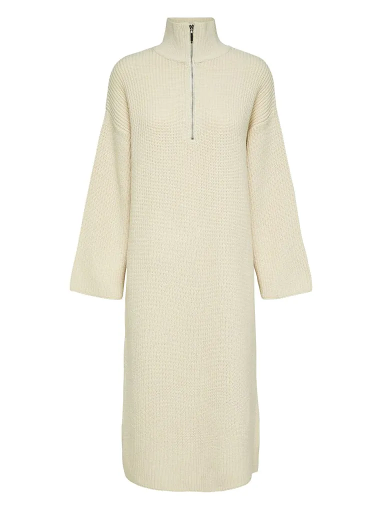 Selected Femme Fela Knit Dress in Birch