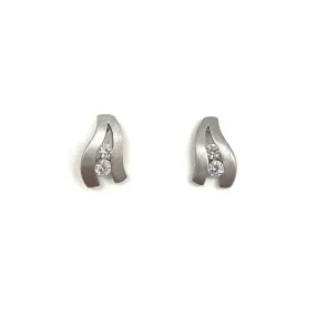 Silver CZ Studs