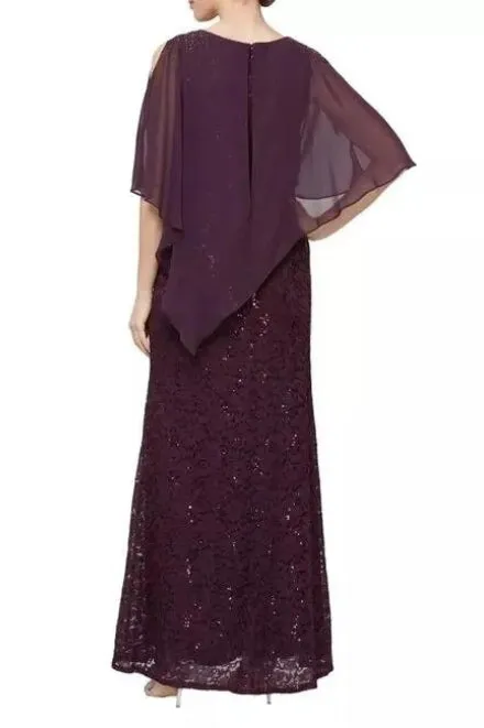 SL Fashion Popover Dress with Beaded Shoulder Detail and Asymmetric Overlay - Wholesale