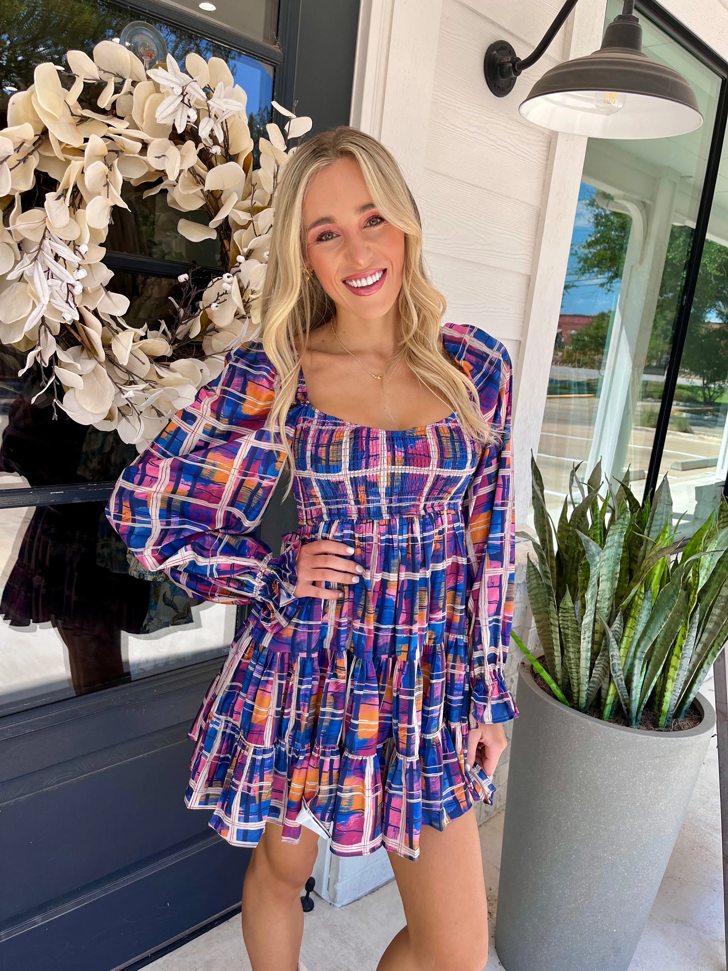 So Plaid You're Mine Mini Dress
