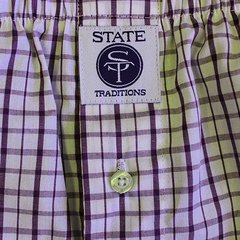 State Traditions Boxers Purple