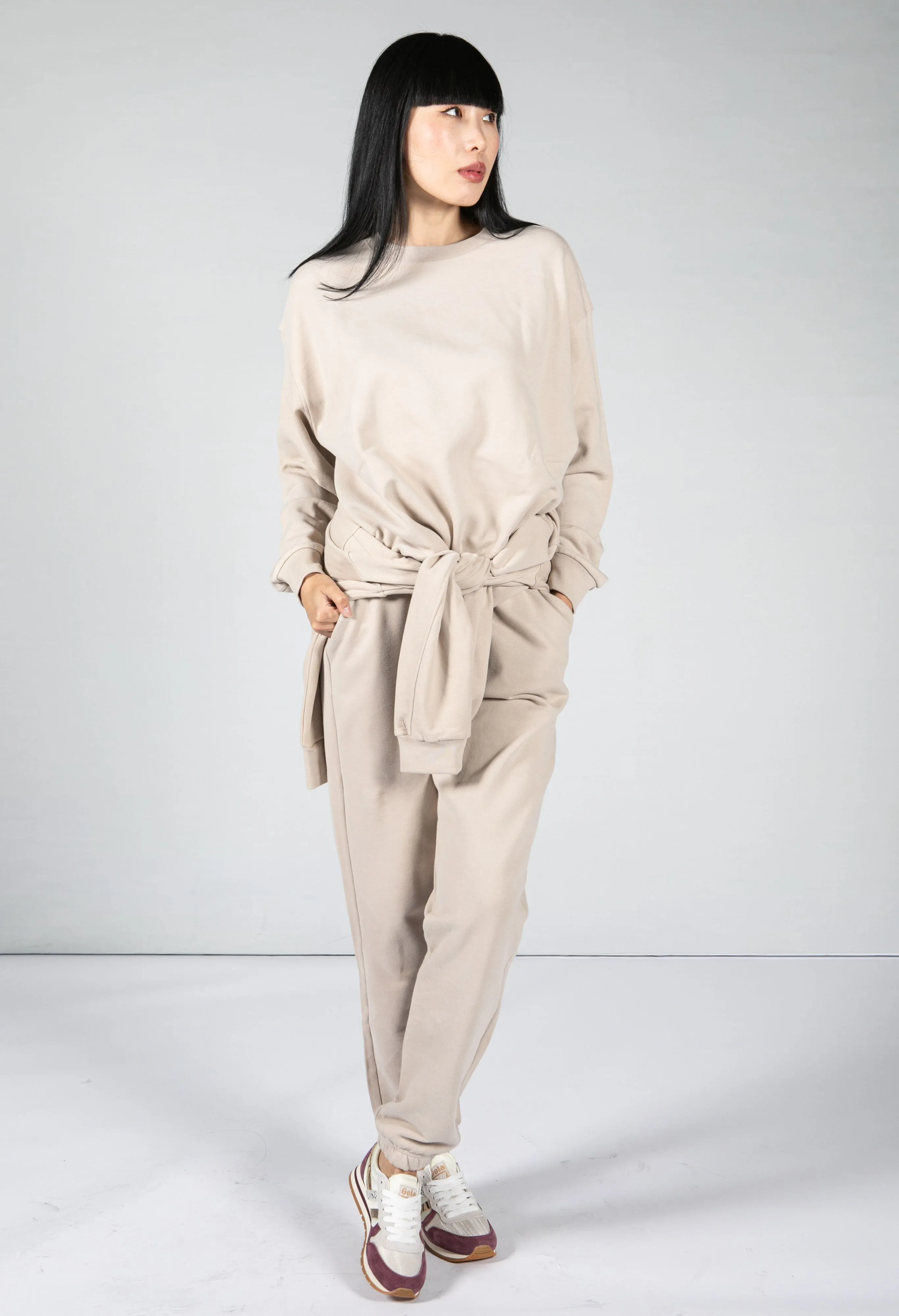 SWEAT PANTS IN LIGHT DESERT