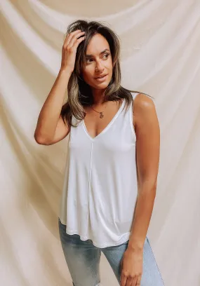 Talk To Me Tank (Ivory)
