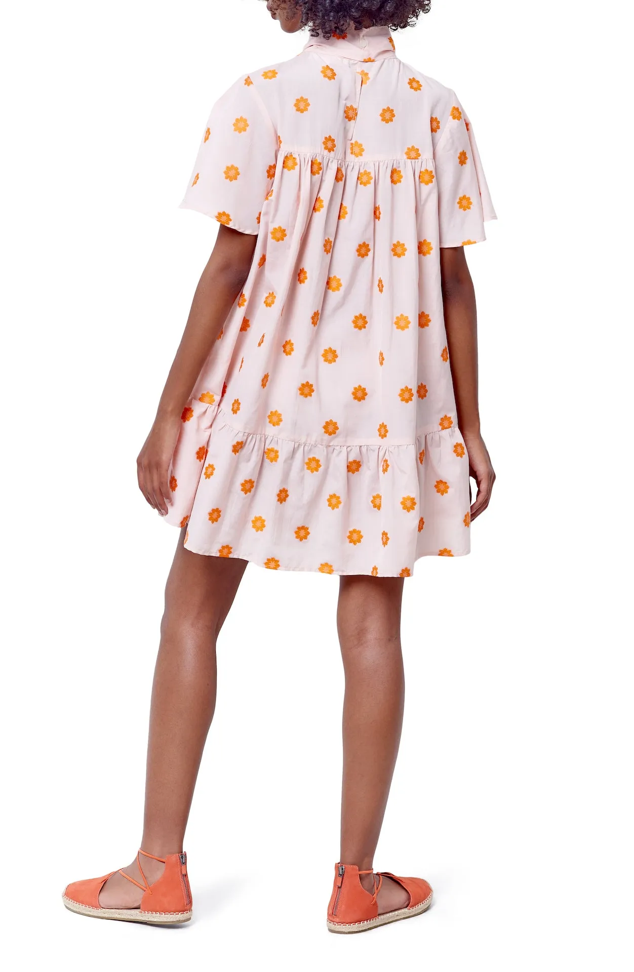 TAMMY Babydoll Dress - Jacquard