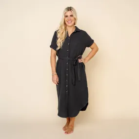 The Everyday Dress - Charcoal