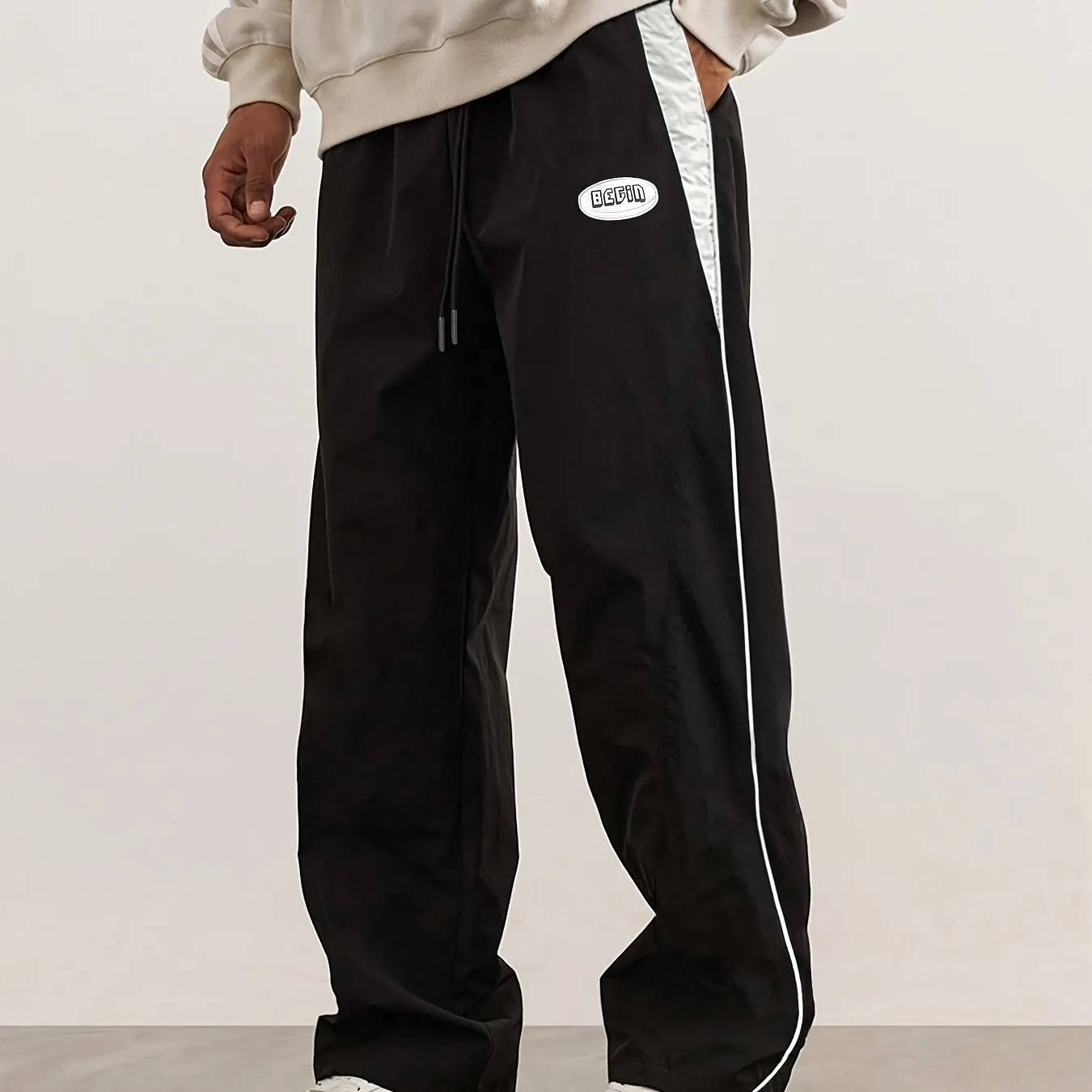 Ultra-Soft Men's Loose Fit Drawstring Sweatpants - Sweatpants with Lightweight Comfy Fabric, Elastic Waistband, and Relaxed Fit for Sport, Casual Wear, and Everyday Comfort - Ideal for Lounging, Jogging, and Outdoor Activitie