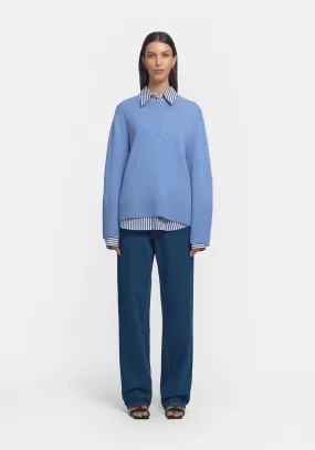 VIKTORIA & WOODS | Skyfall Knit in Denim Blue