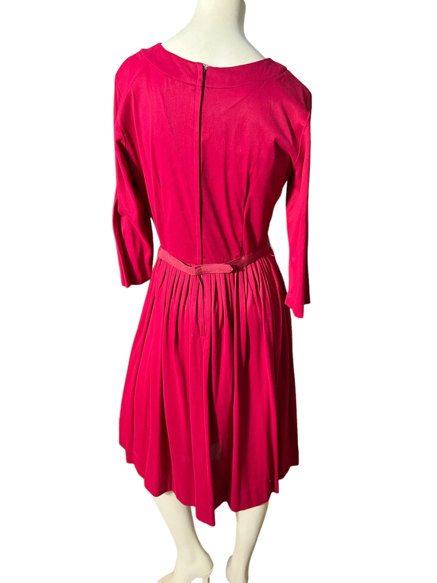 Vintage 60's pink day dress M
