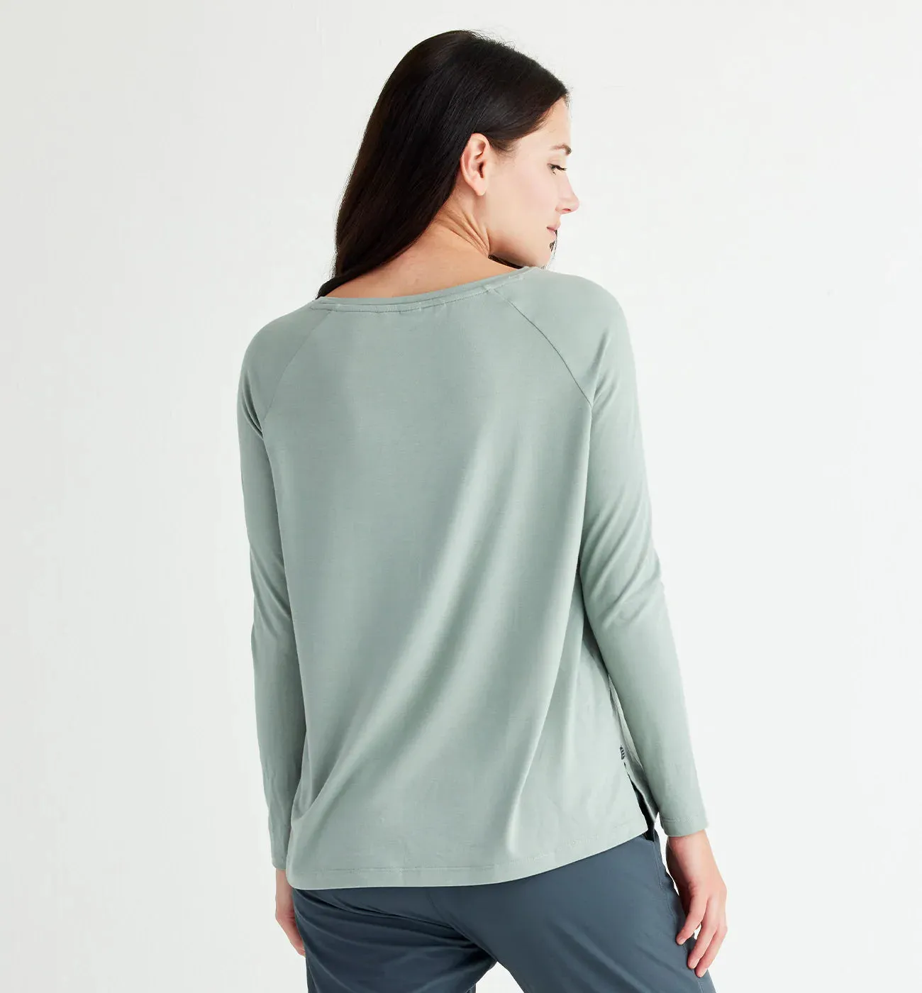 Women's Bamboo Everyday Flex Long Sleeve - Dark Sage