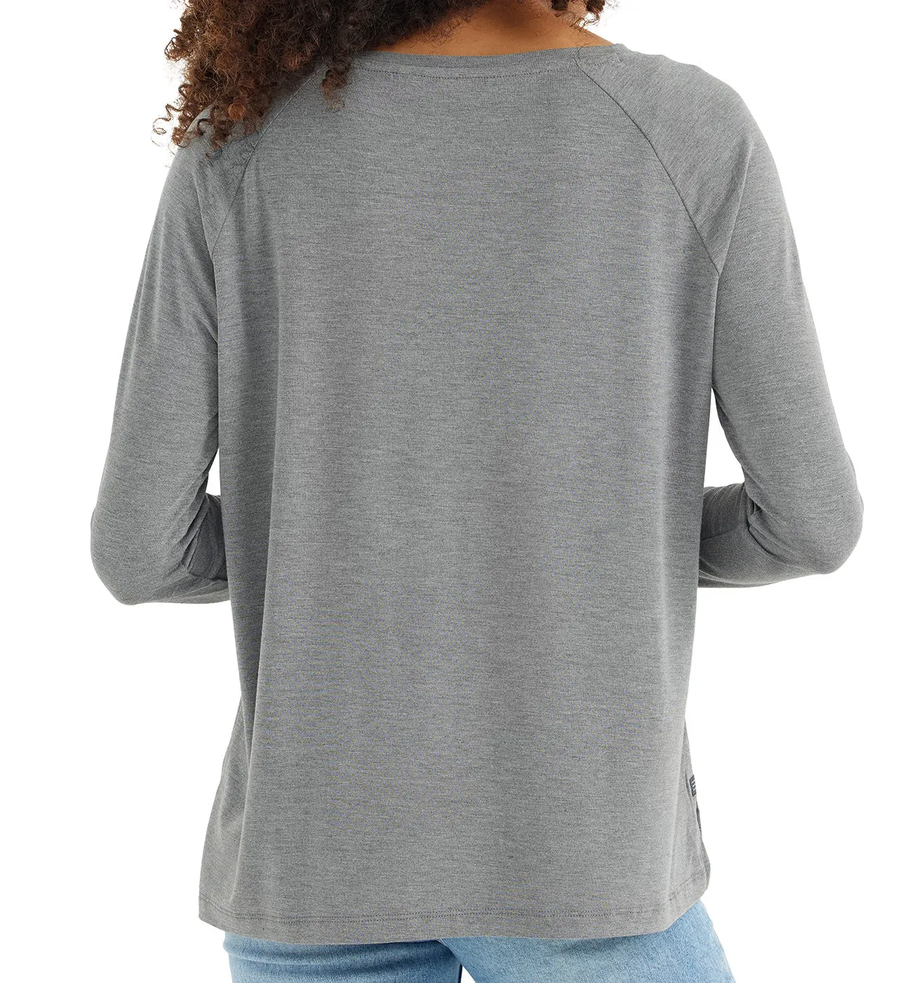 Women's Bamboo Everyday Flex Long Sleeve - Heather Navy