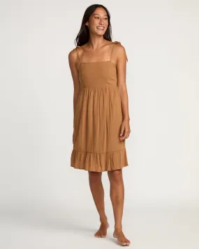 Womens Lahaina Mini Dress - Coconut