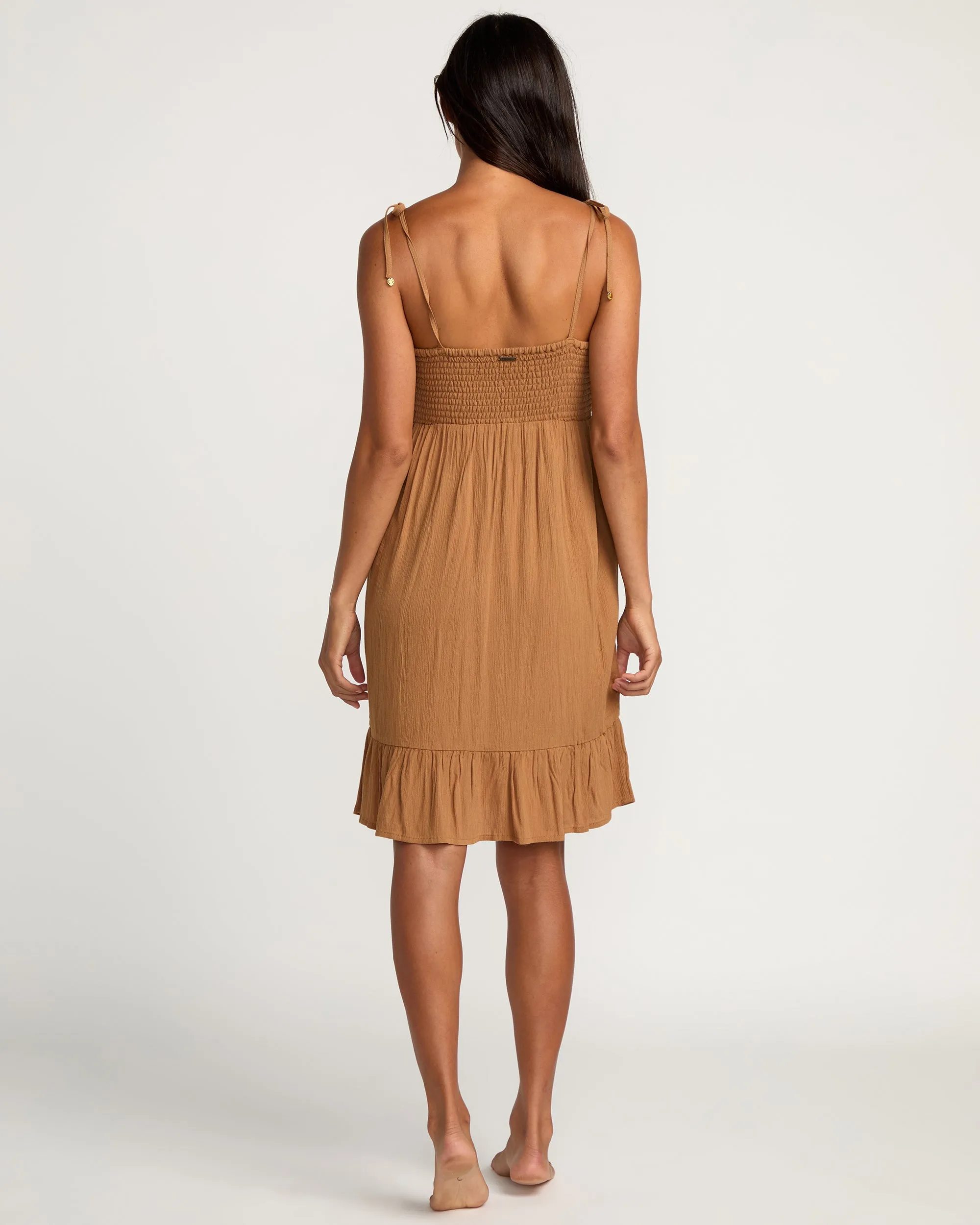Womens Lahaina Mini Dress - Coconut