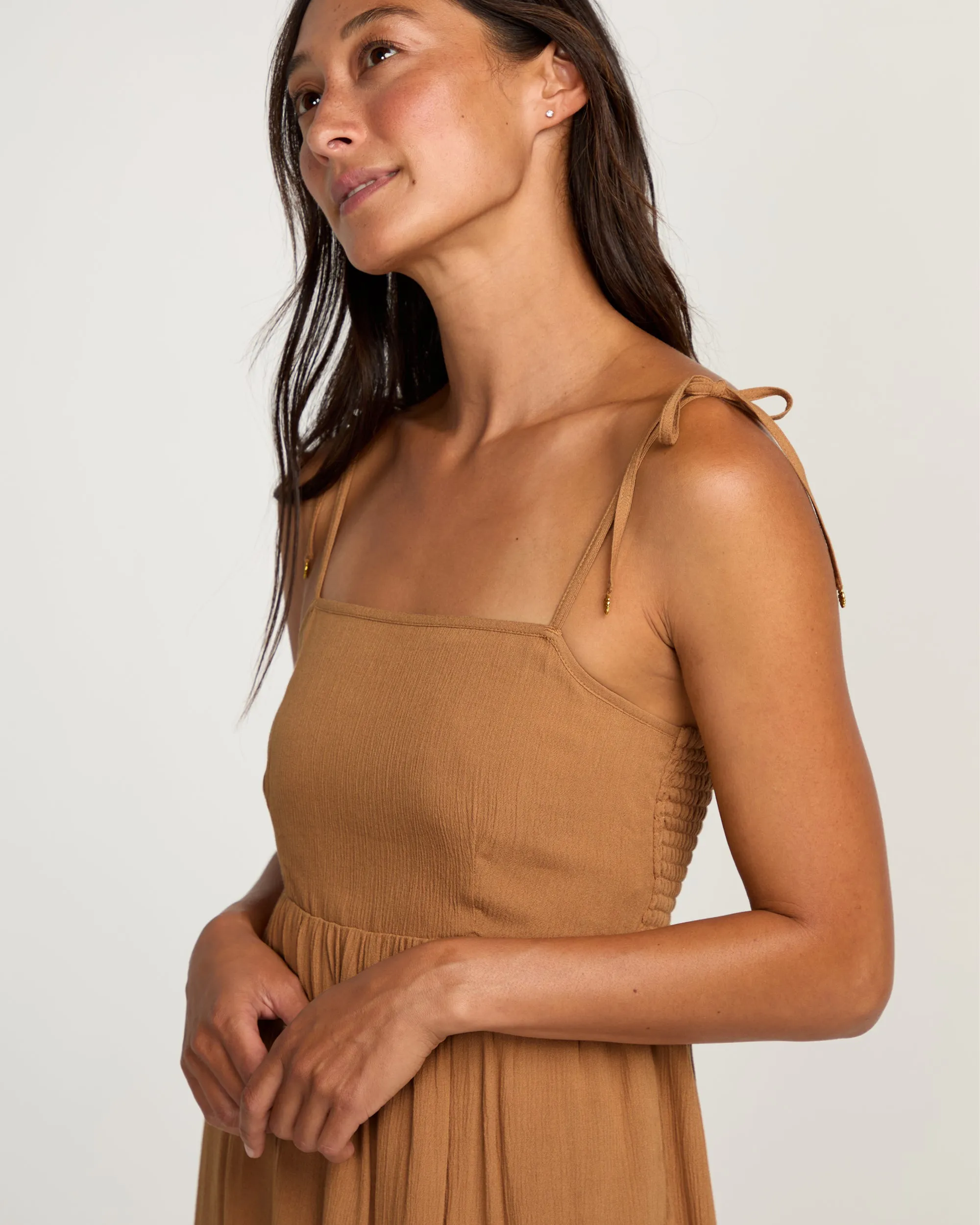 Womens Lahaina Mini Dress - Coconut