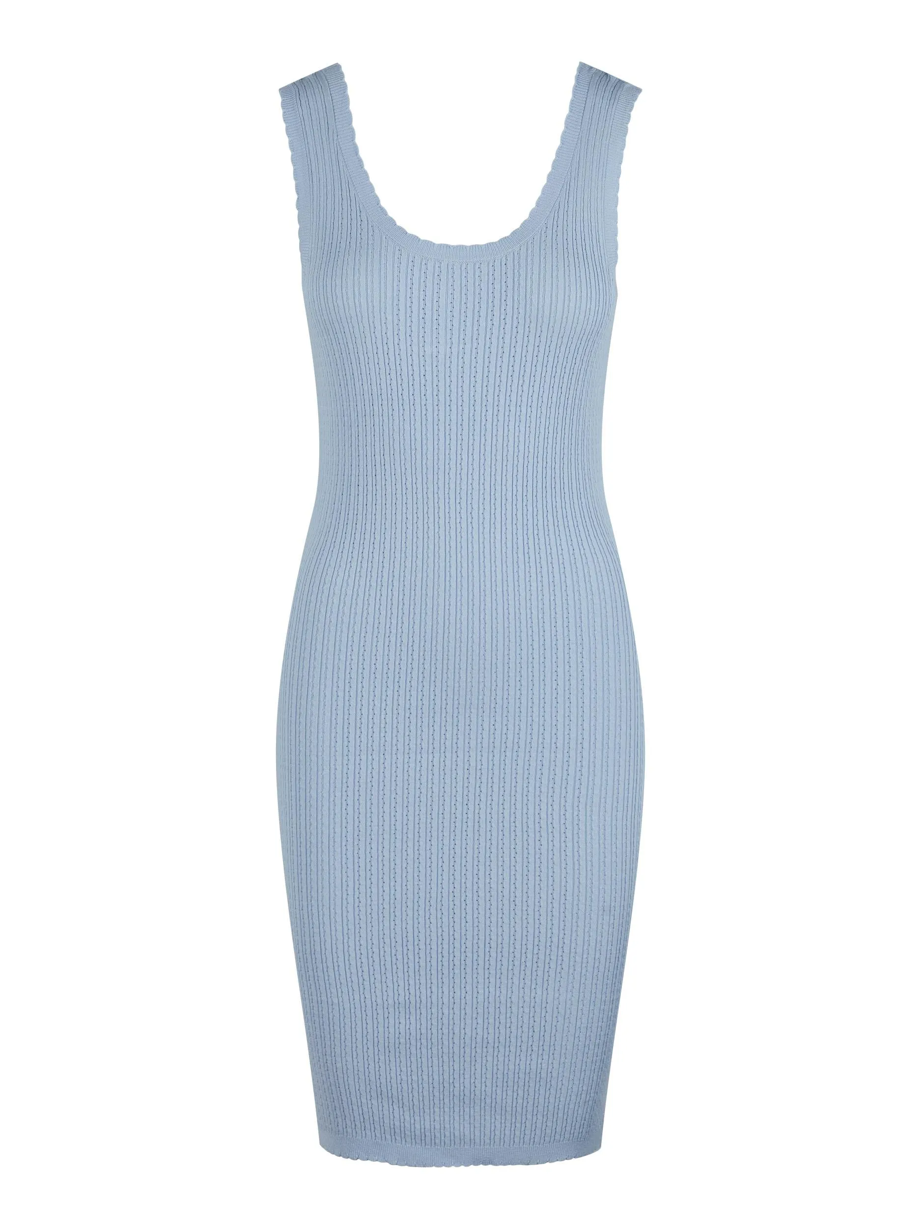 Y.A.S BLUE KNIT DRESS