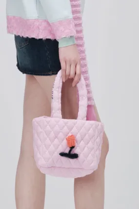 ZI II CI IEN | Pink Tulip Checked Toast Bag